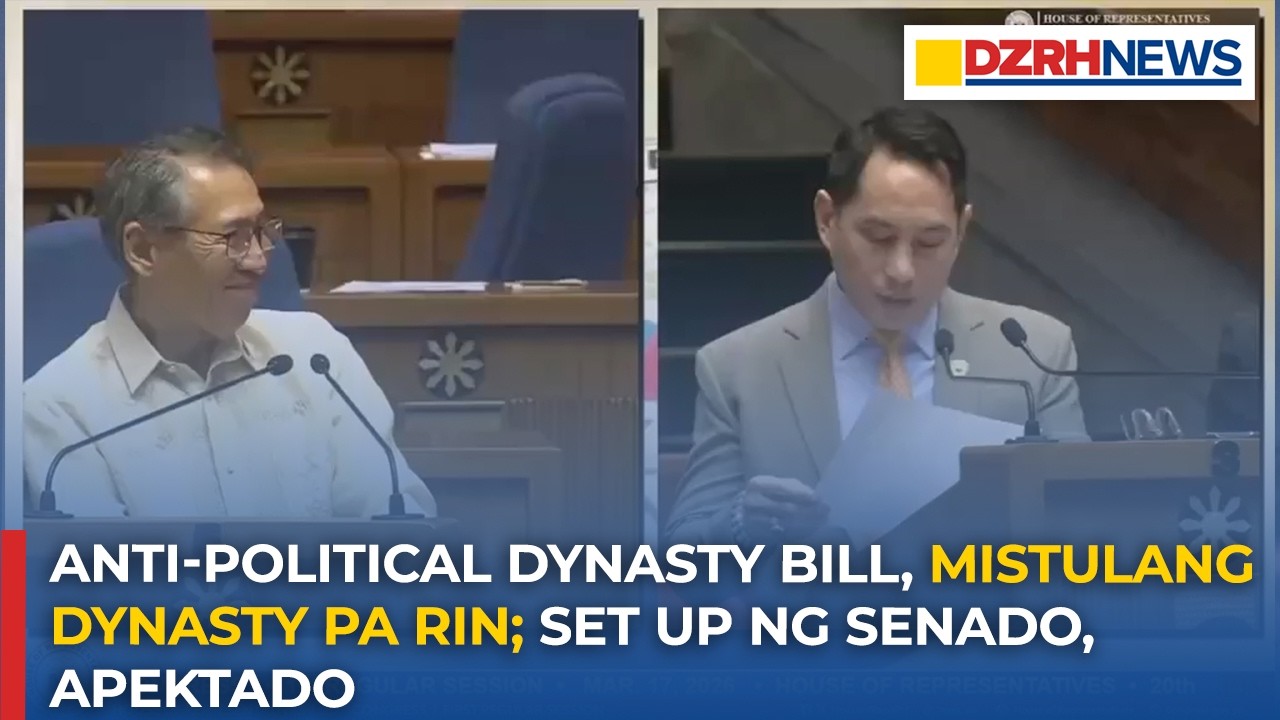 Anti-political dynasty bill, mistulang dynasty pa rin; kasulukuyang set up ng senado, apektado