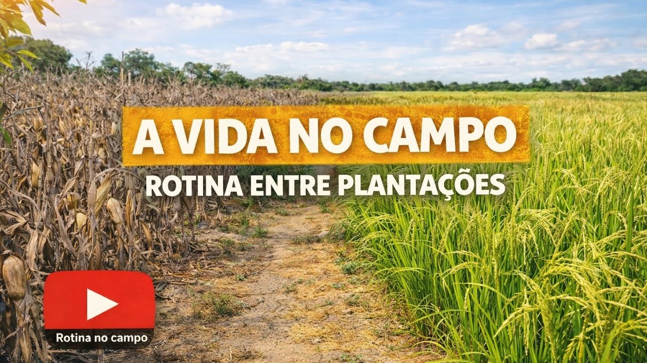 Dia simples no campo 🌾🌱