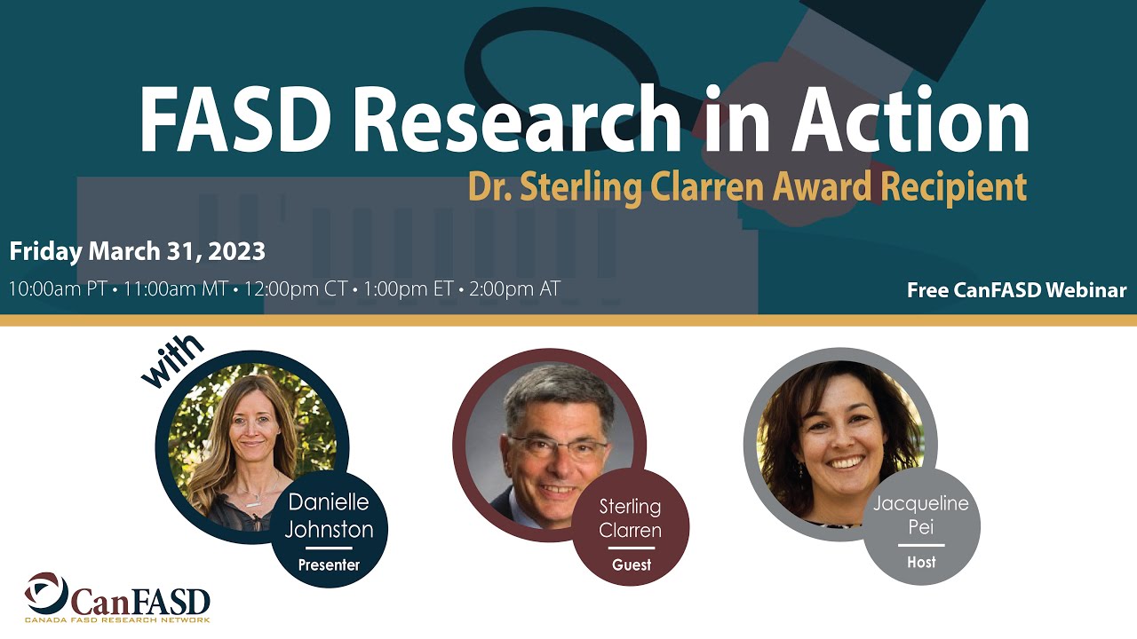 FASD Research in Action: Sterling Clarren Award 2023
