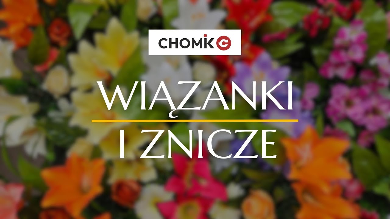 Wiązanki nagrobne i znicze. CHOMIK. Kolekcja 2024
