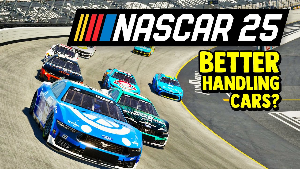 БОЛЬШОЕ ОБНОВЛЕНИЕ — NASCAR '25 теперь имеет корректировки во время гонки
