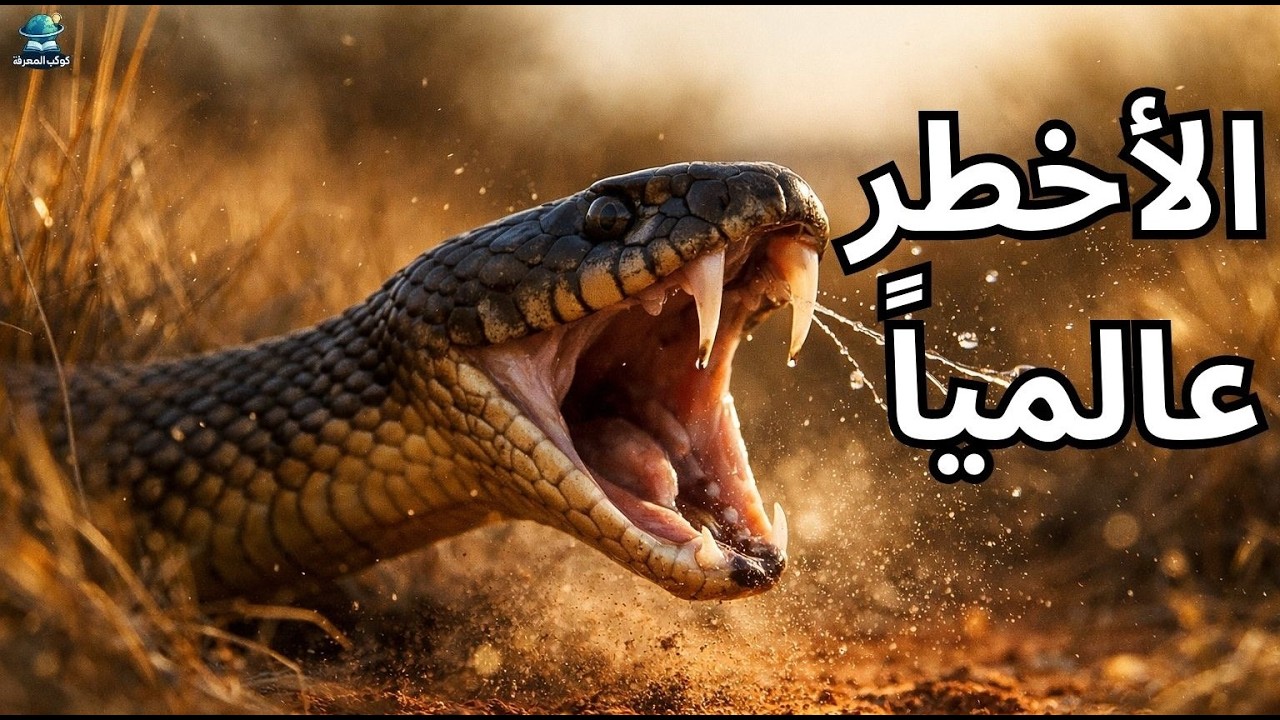 لدغة هذا الثعبان تكفي لقتل 100 إنسان!