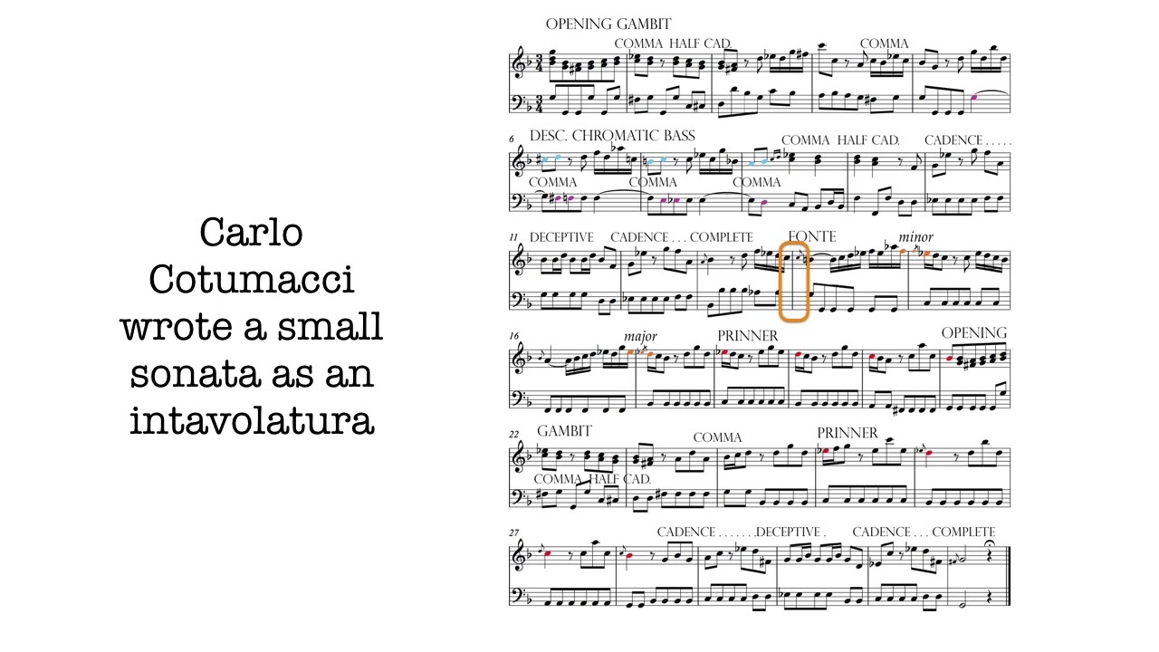 Video 11.4--An Intavolatura Sonata Movement