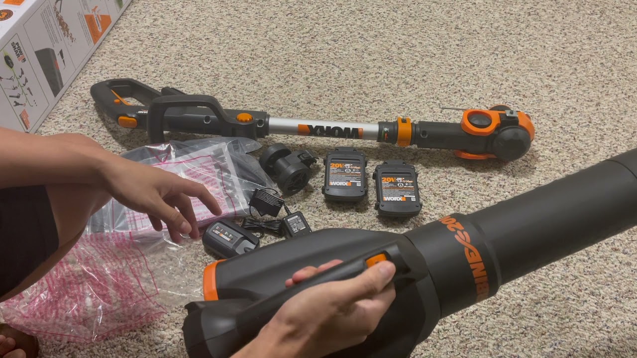 How to assemble WORX WG928 GT 3 0 Grass Turbine