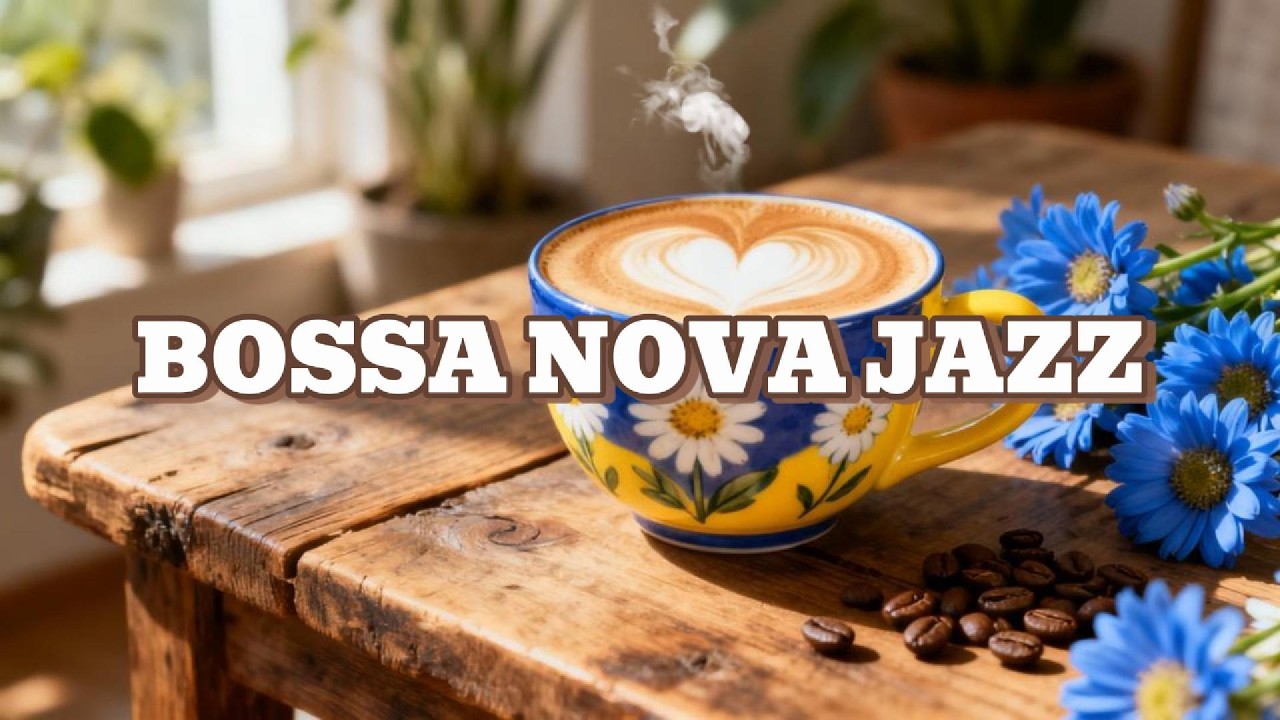 Peaceful Cafe Music ☀️ Smooth Instrumental Jazz for Focus & Calm