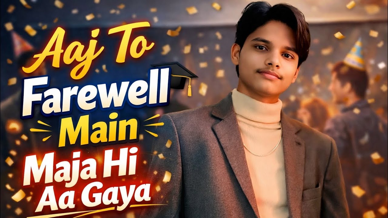 Aaj To Farewell Main Maja Hi Aa Gaya 🤗😇