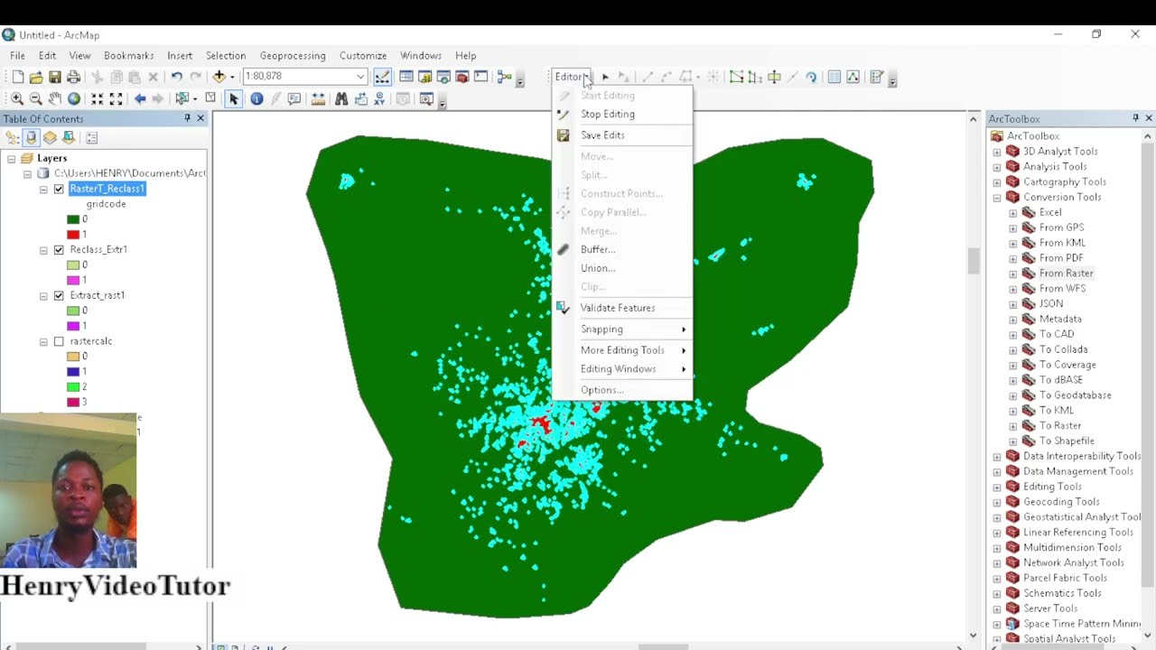EXtracting Ferros Mineral Deposit from Satellite Image, Step by Step tutorial
