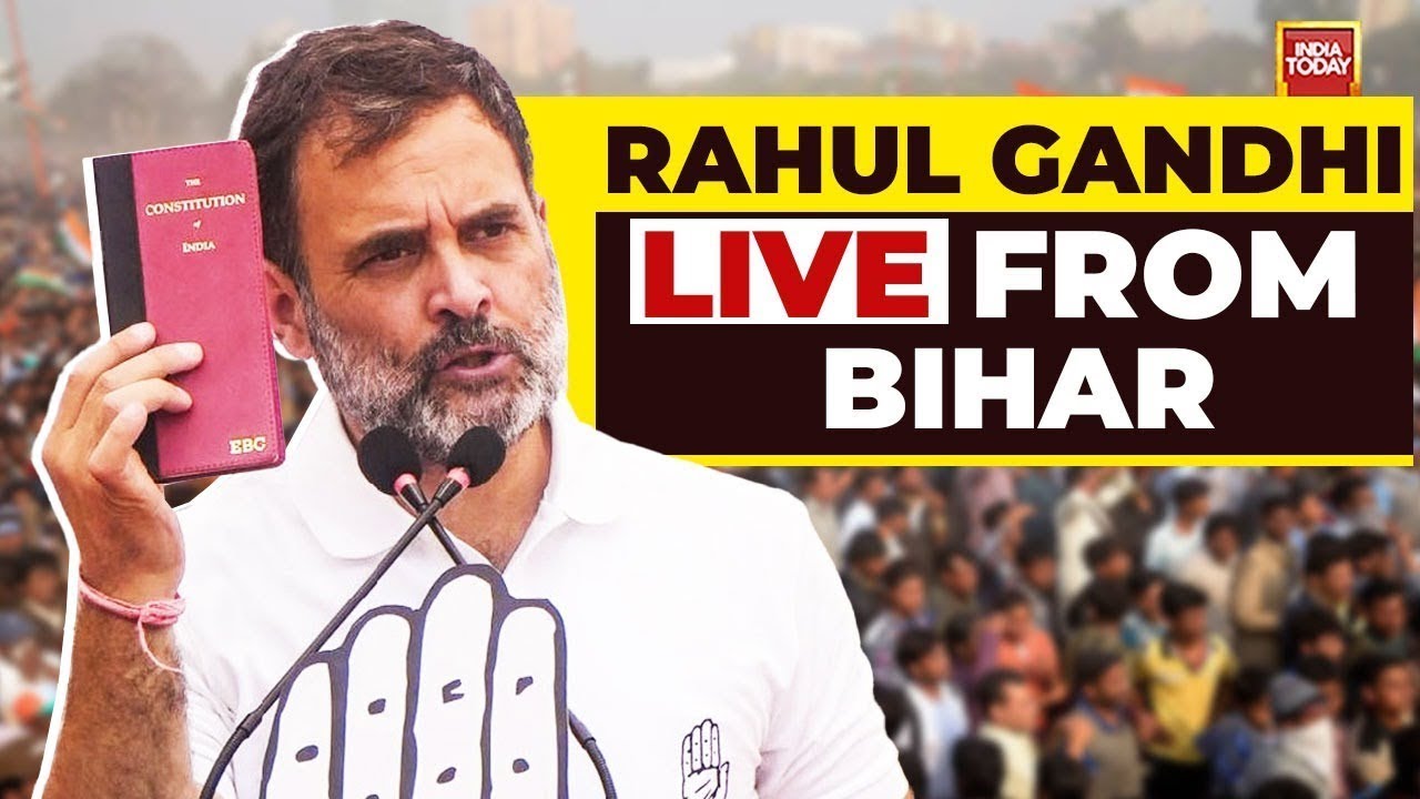 Rahul Gandhi LIVE From Sitamarhi: Rahul Gandhi's Voter Adhikar Yatra In Bihar | Bihar Elections 2025