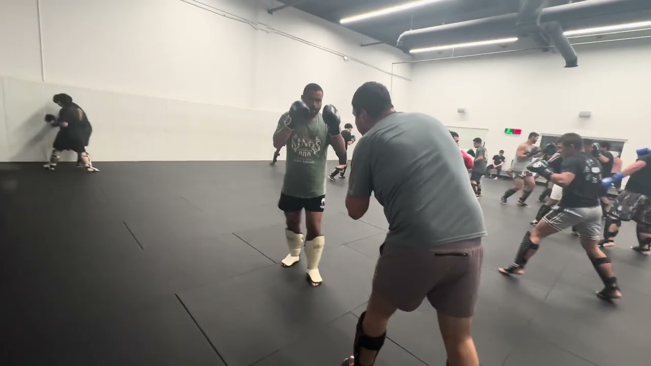 I’m doing hard spar today