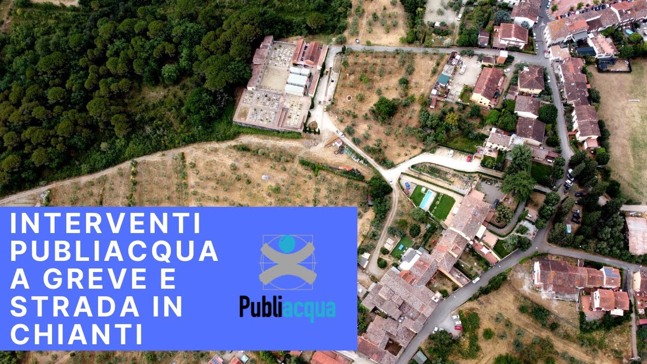 Collettamento reflui di Strada in Chianti verso l'impianto di depurazione di Impruneta