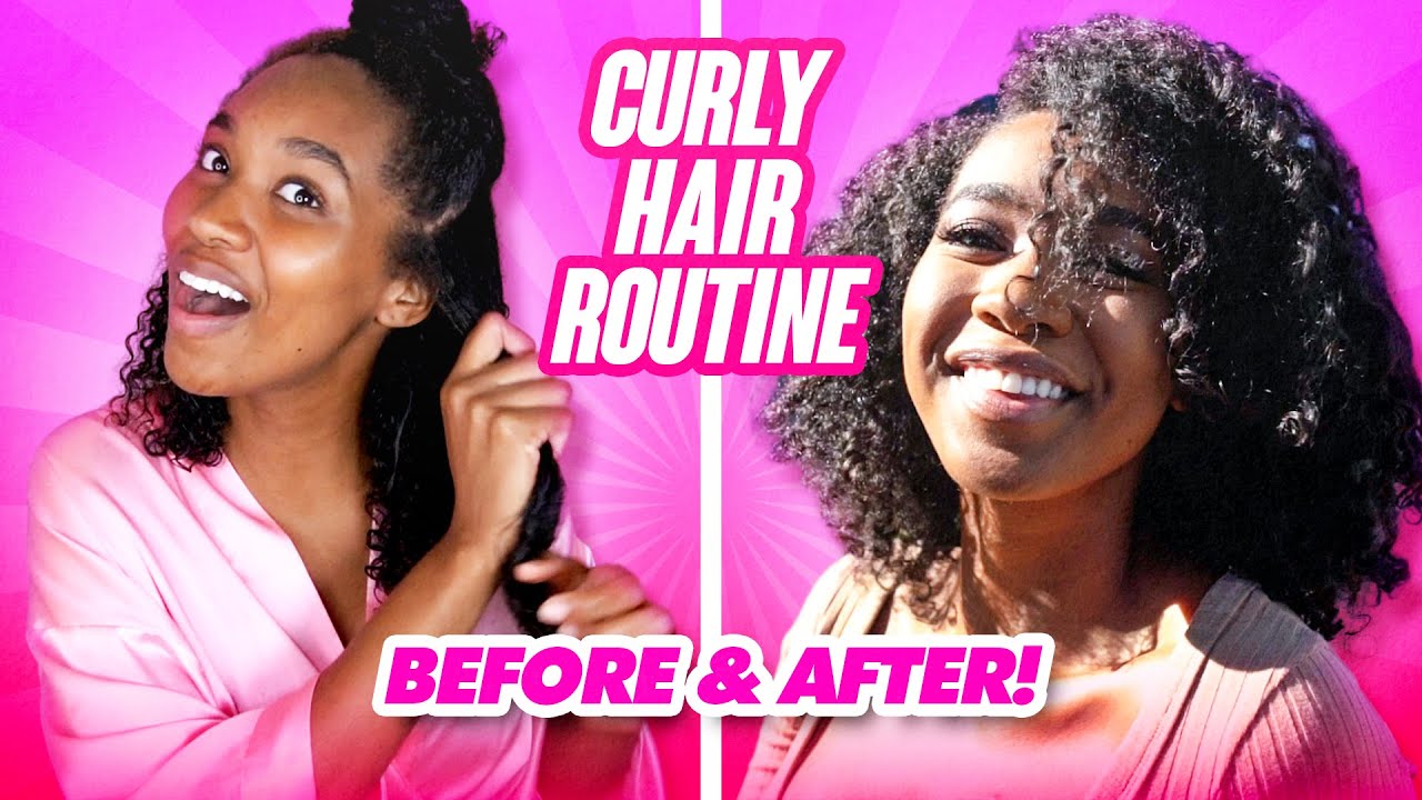 MY CURLY HAIR ROUTINE! | EASY AND AMAZING CURLS! Bayleigh Dayton Hair Tutorials