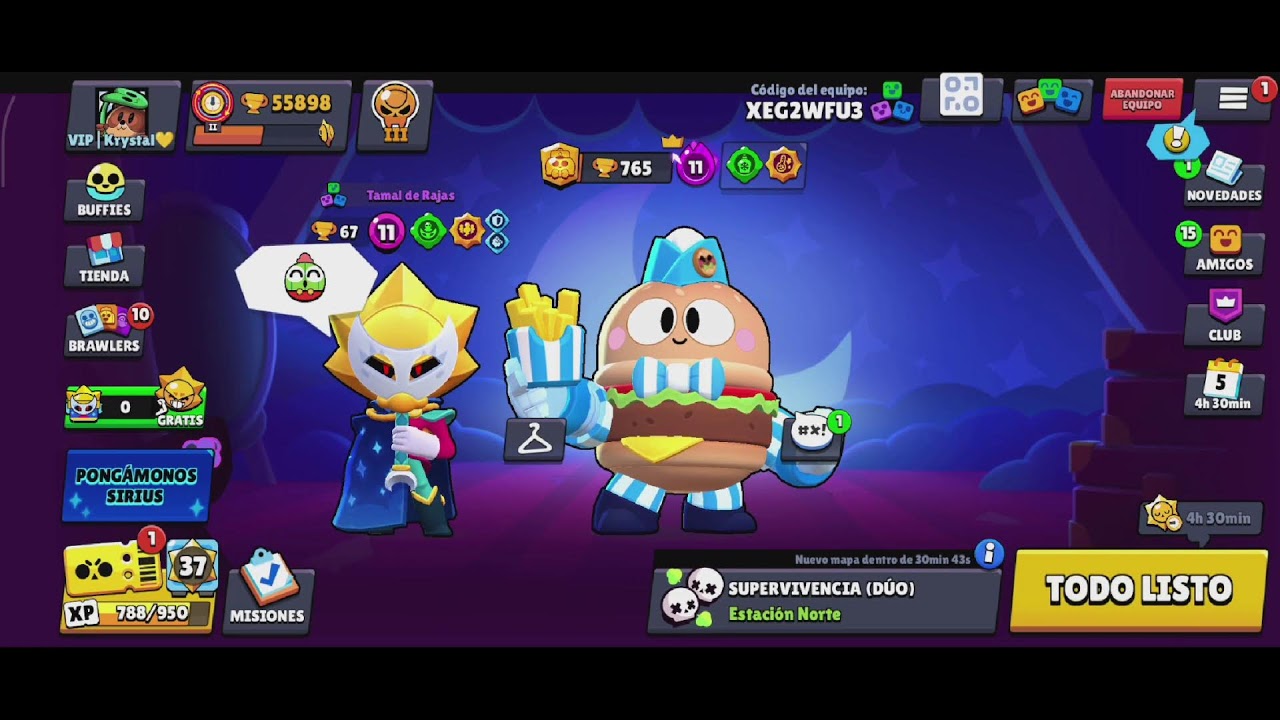 noche de #BRAWLSTARS // Road 9k *subs* // Krystal__vip
