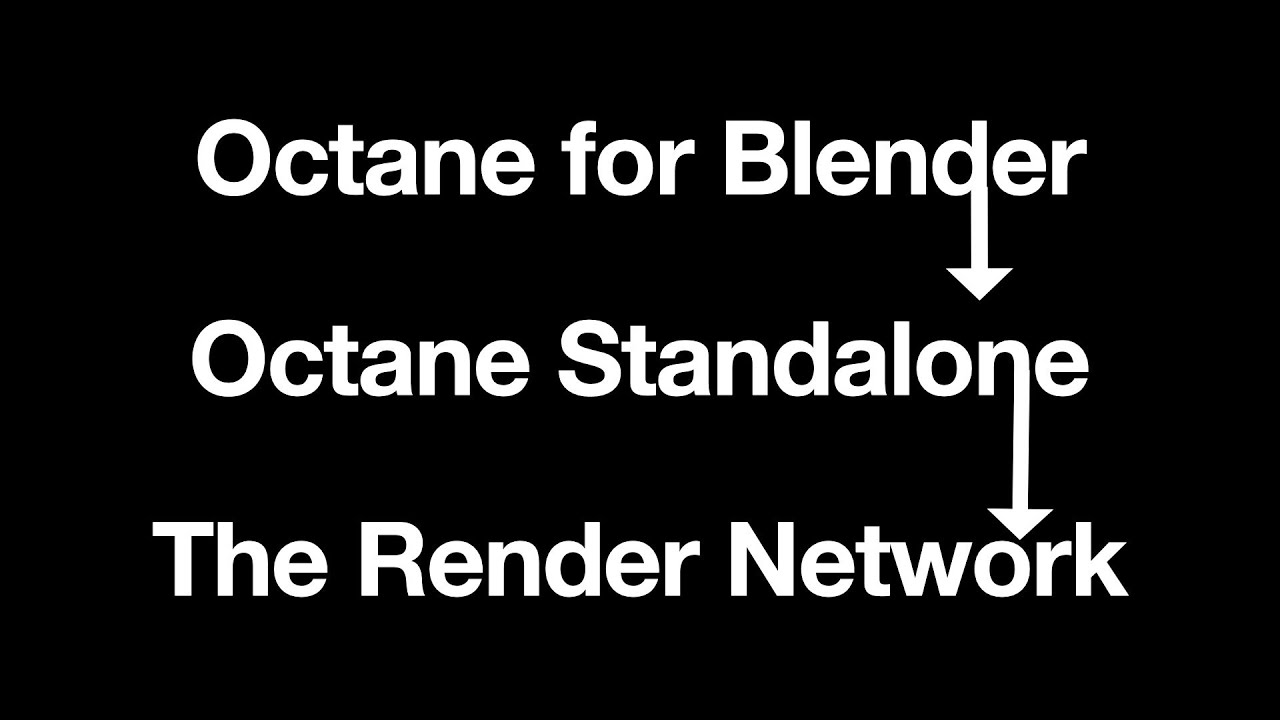 Octane для Blender в Octane Standalone для Render Network!