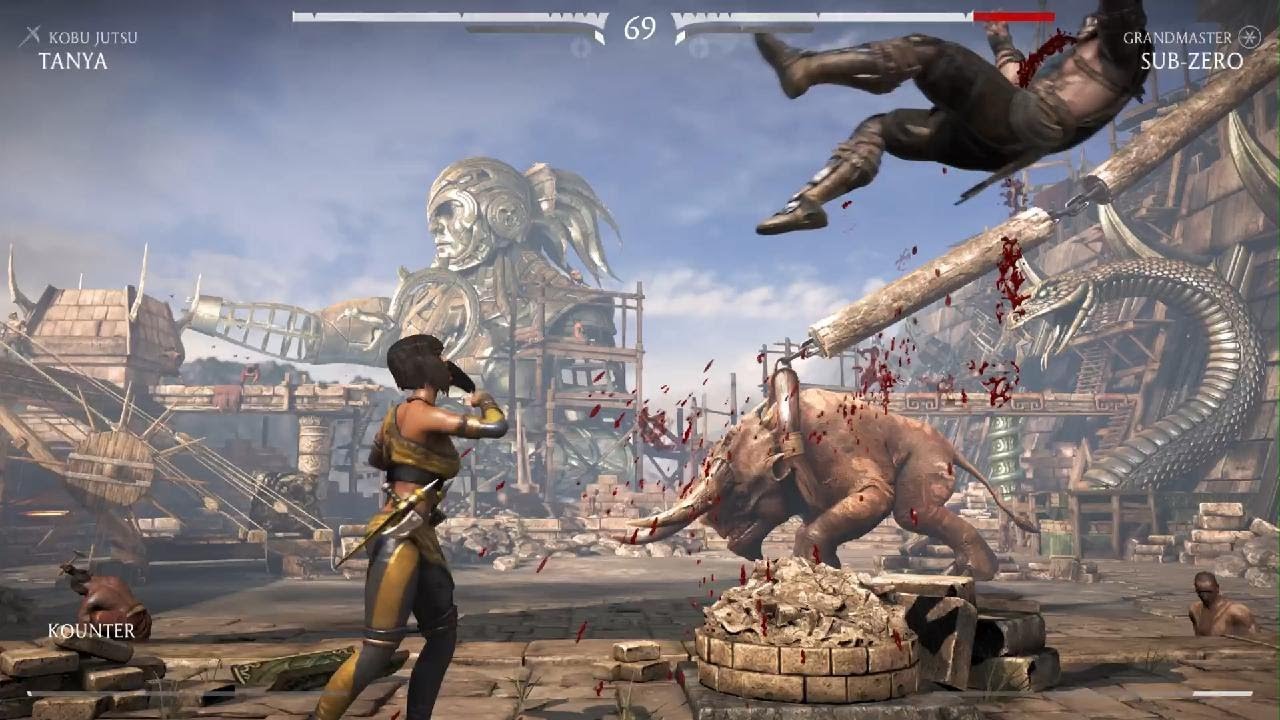 Mortal Kombat X_Tanya/Kobu Jutsu VS Sub-Zero/Grandmaster