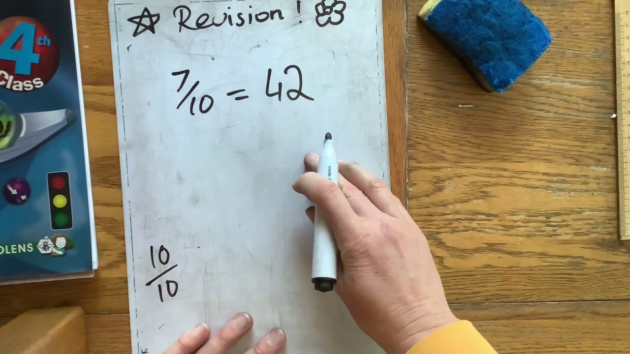 Fractions, revision time.