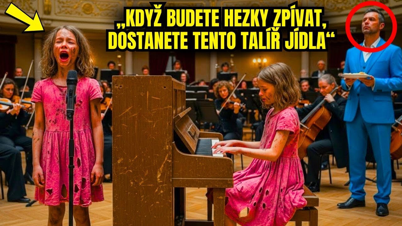 Dvojčata požádala, aby mohla zpívat za jeden talíř jídla, milionář se zasmál a pak…