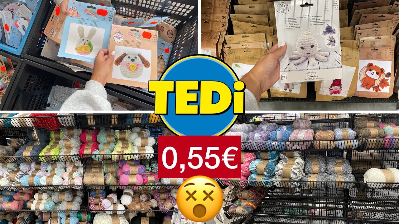 TEDI HAUL 😳 Häkelsets für 0,55€ | Wolle Garn Häkelnadel | Marycrochet