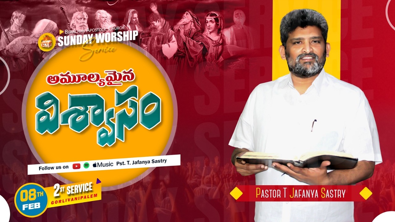 Sunday 2nd Service | 8th FEB 2026 | Berachah Apostolic Church | Gorlivanipalem