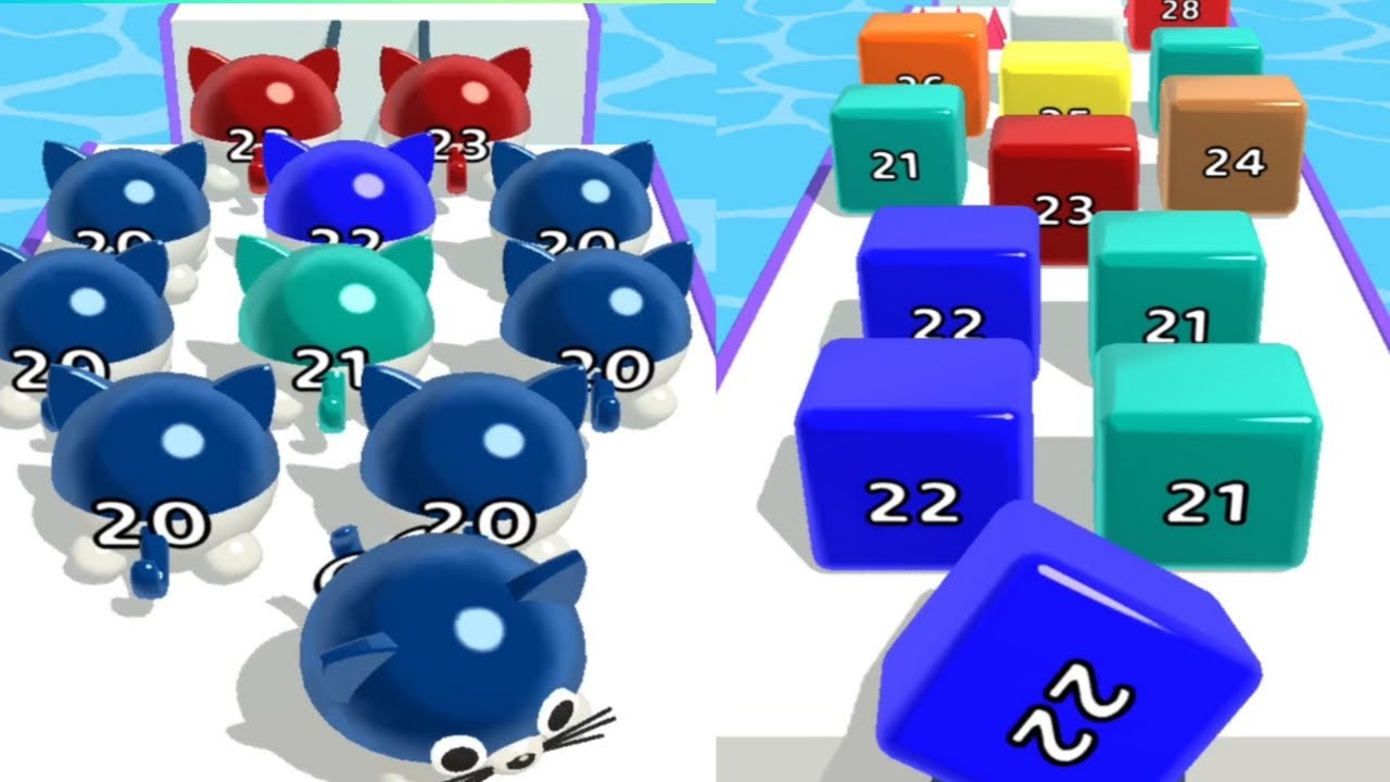 Marble Run 3D-Color Ball Race! Ball Run Game Levels (71-77) Android Gameplay