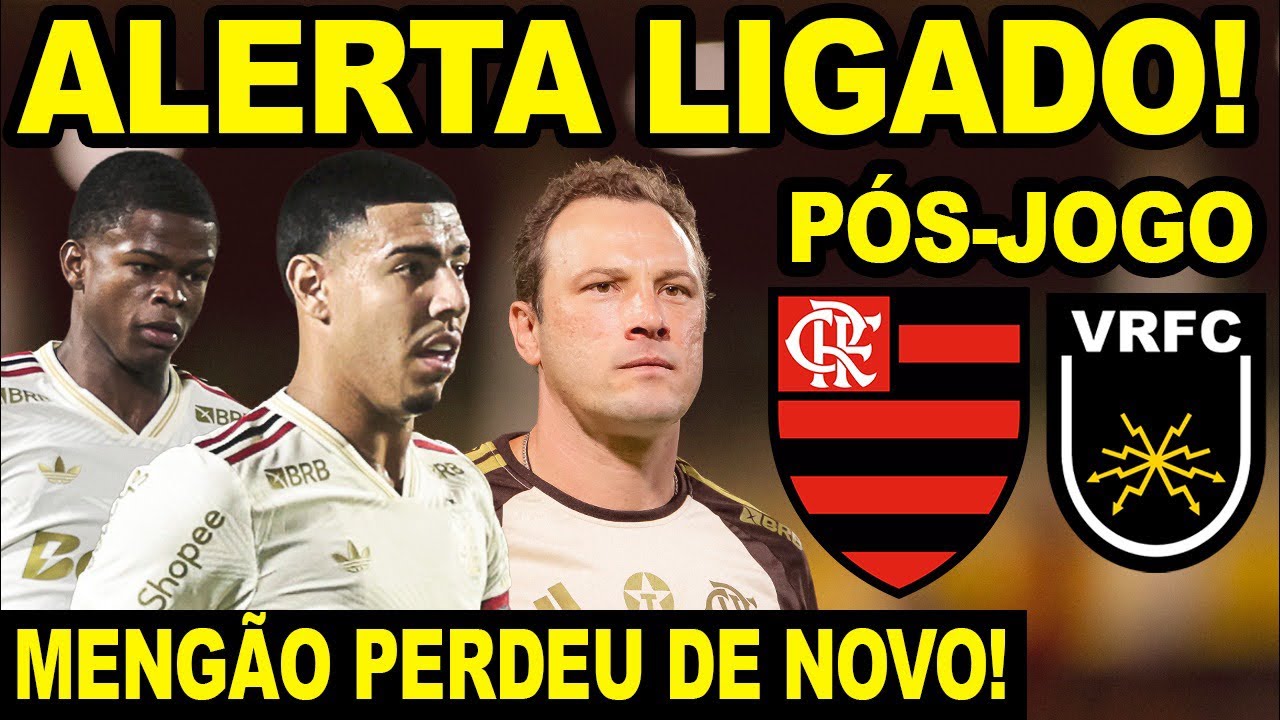 ALERTA LIGADO! FLAMENGO PERDEU DE NOVO E VAI PRECISAR MUDAR A ESTRATÉGIA! PÓS JOGO MENGÃO NO ESTÁDIO