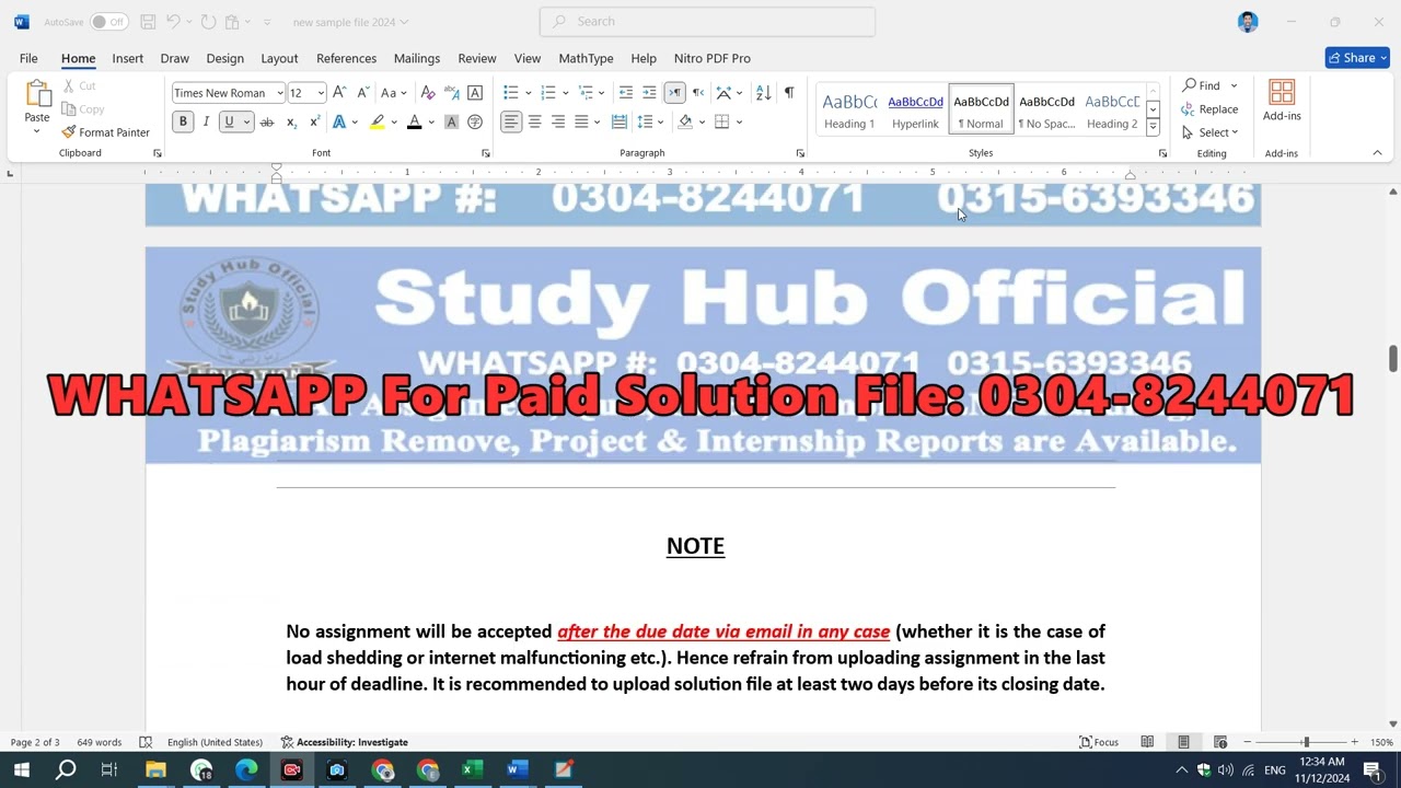 CS001 Assignment 1 100% Correct Solution Fall 2024, CS001 Assignment 1 Solution 2024