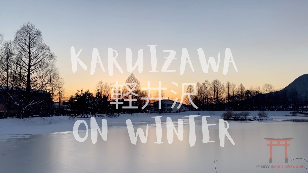 Karuizawa on Winter| Walking in Snow, Shopping and Beautiful Sunset |Iphone12ProMax