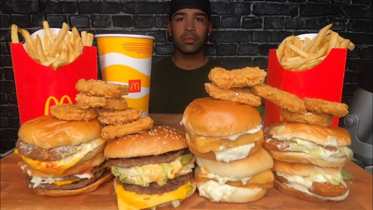 (ASMR) MCDONALD'S MUKBANG