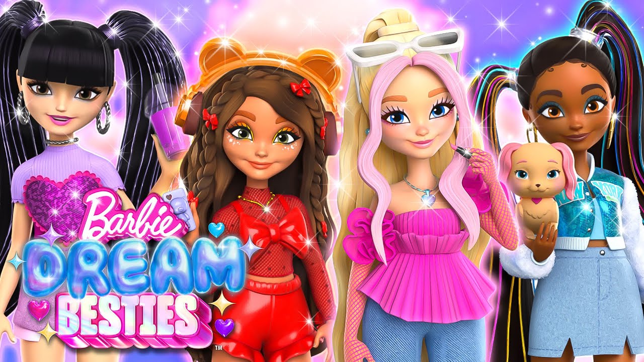 💞 BARBIE DREAM BESTIES SEZON 1 &mdash; PEŁNE ODCINKI 1-10 MARATON! 💞 | Barbie Po Polsku