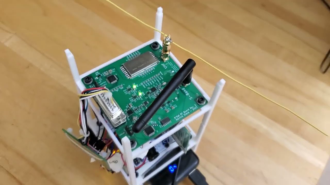 CubeSat Flight Computer and Radio - UCR Senior Design Demo Video