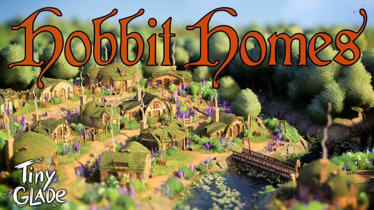 Hobbit Village | Tiny Glade Longplay ASMR | Full Build | No Commentary