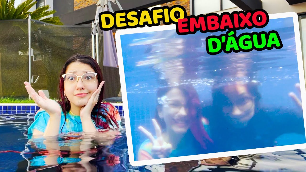 QUEM GANHAR MAIS DESAFIOS NA PISCINA VENCE | Luluca