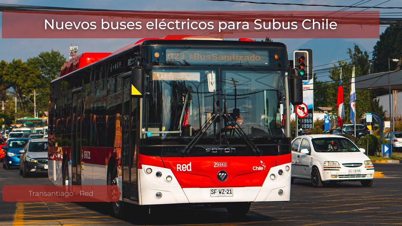 Primeros días de operación de Buses Eléctricos Foton U12 SC de Subus | Transantiago RED