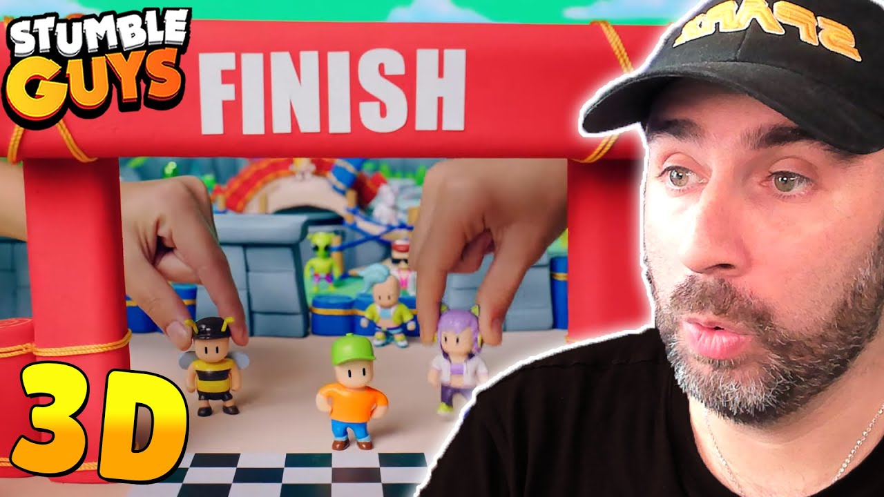 CHALLENGE dei PERSONAGGI 3D! se NON VINCO SHOPPO! - Stumble Guys ITA