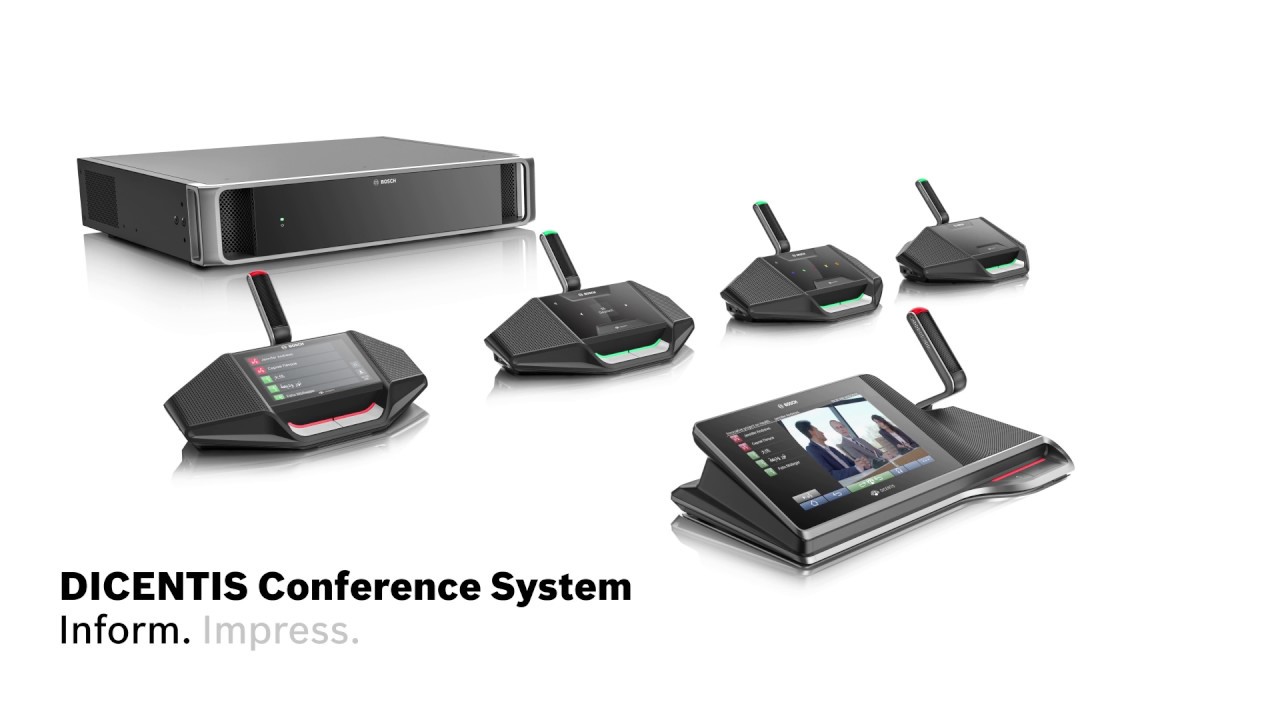 Bosch Security - DICENTIS Conference System devices