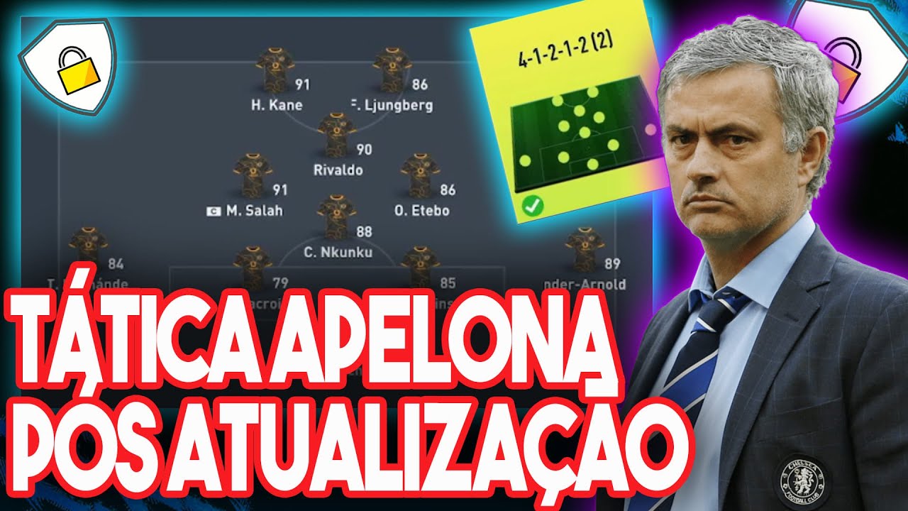 ✅TÁTICA MAIS APELONA PÓS ATUALIZAÇÃO | FIFA 22 ULTIMATE TEAM
