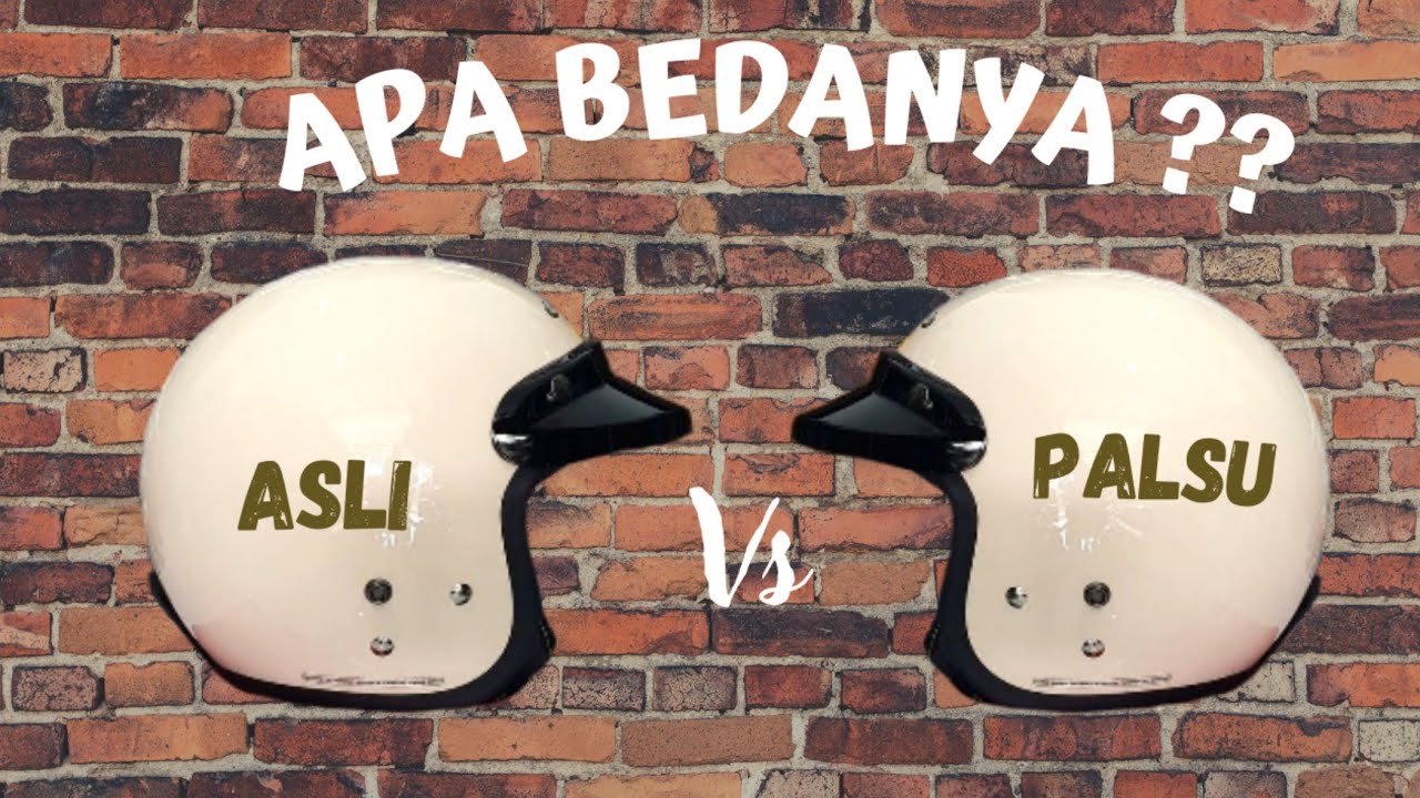 Perbedaan Helm Cargloss ori dan Kw