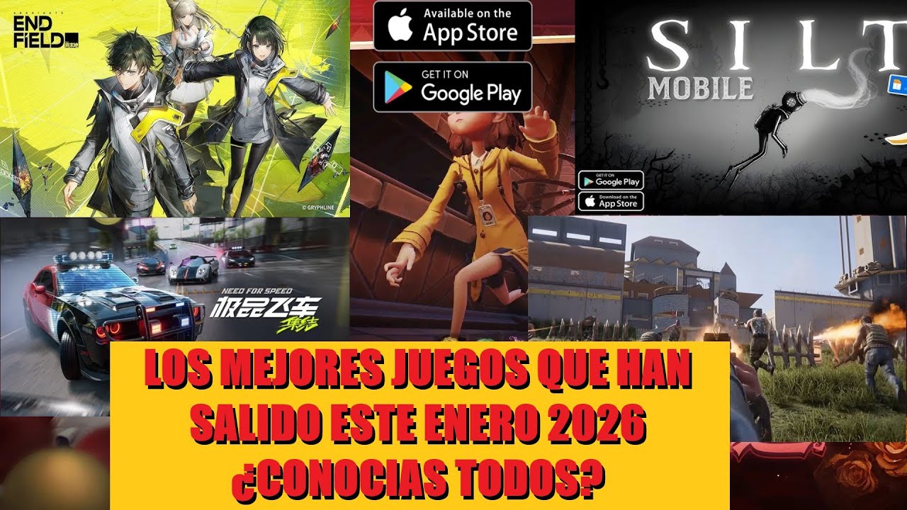 Top Juegos NUEVOS que han salido ENERO 2026