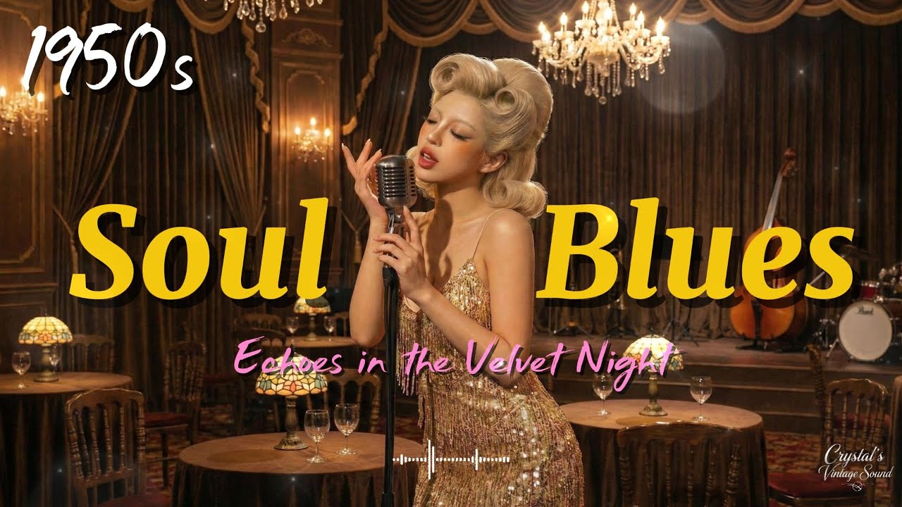 감성 미쳤다.. 진짜가 나타남 ✩ 독보적인 분위기의 1950s Soul & Blues | 지직거리는 LP 감성, 그 시절 소울📻 Echoes in the Velvet Night