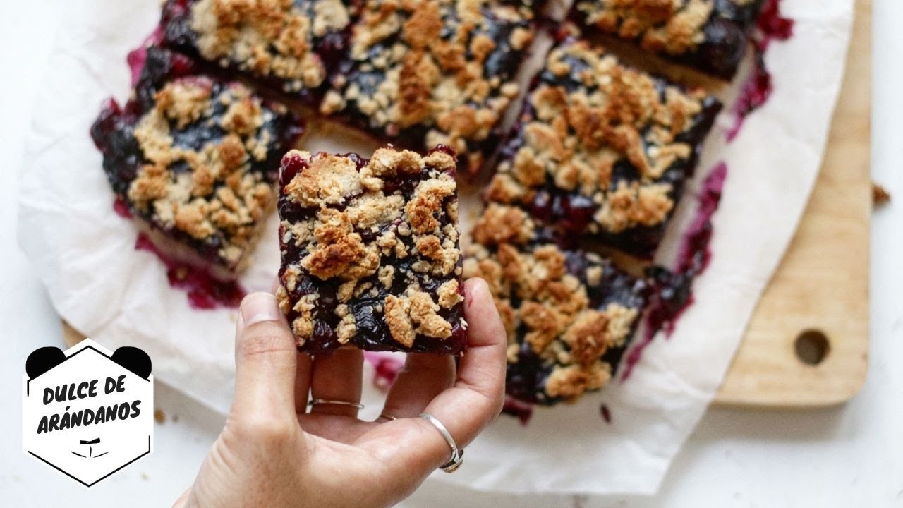 DULCE de ARÁNDANOS VEGANO | Living Like A Panda