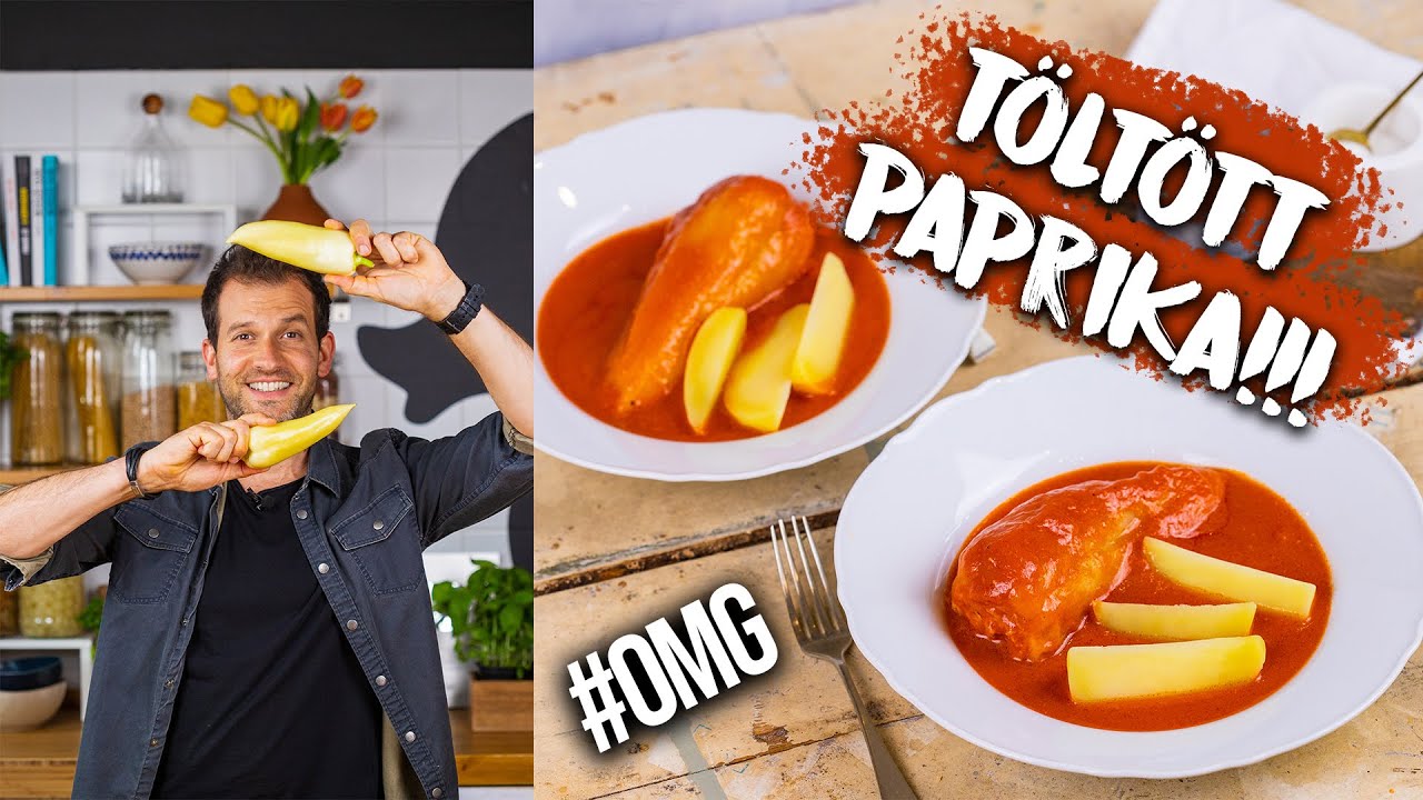 Zé-féle TÖLTÖTT PAPRIKA - ahogy azt kell! 😎