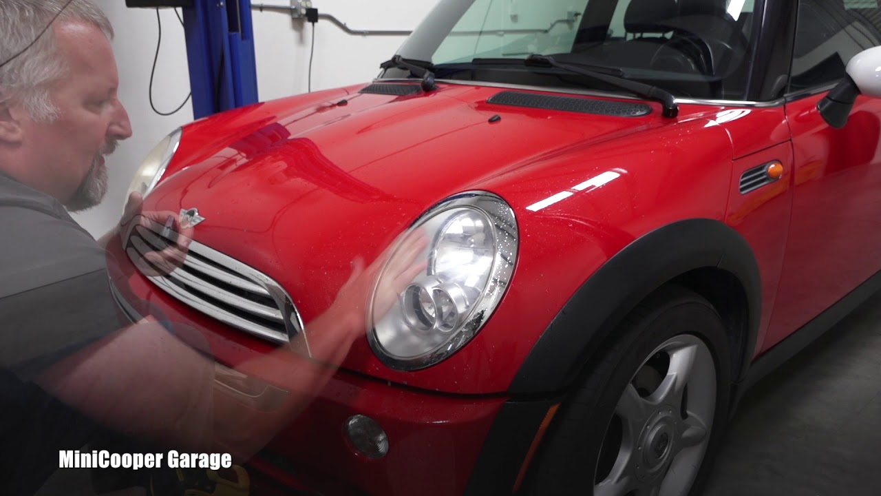 Восстановление фар Mini Cooper с использованием 3M