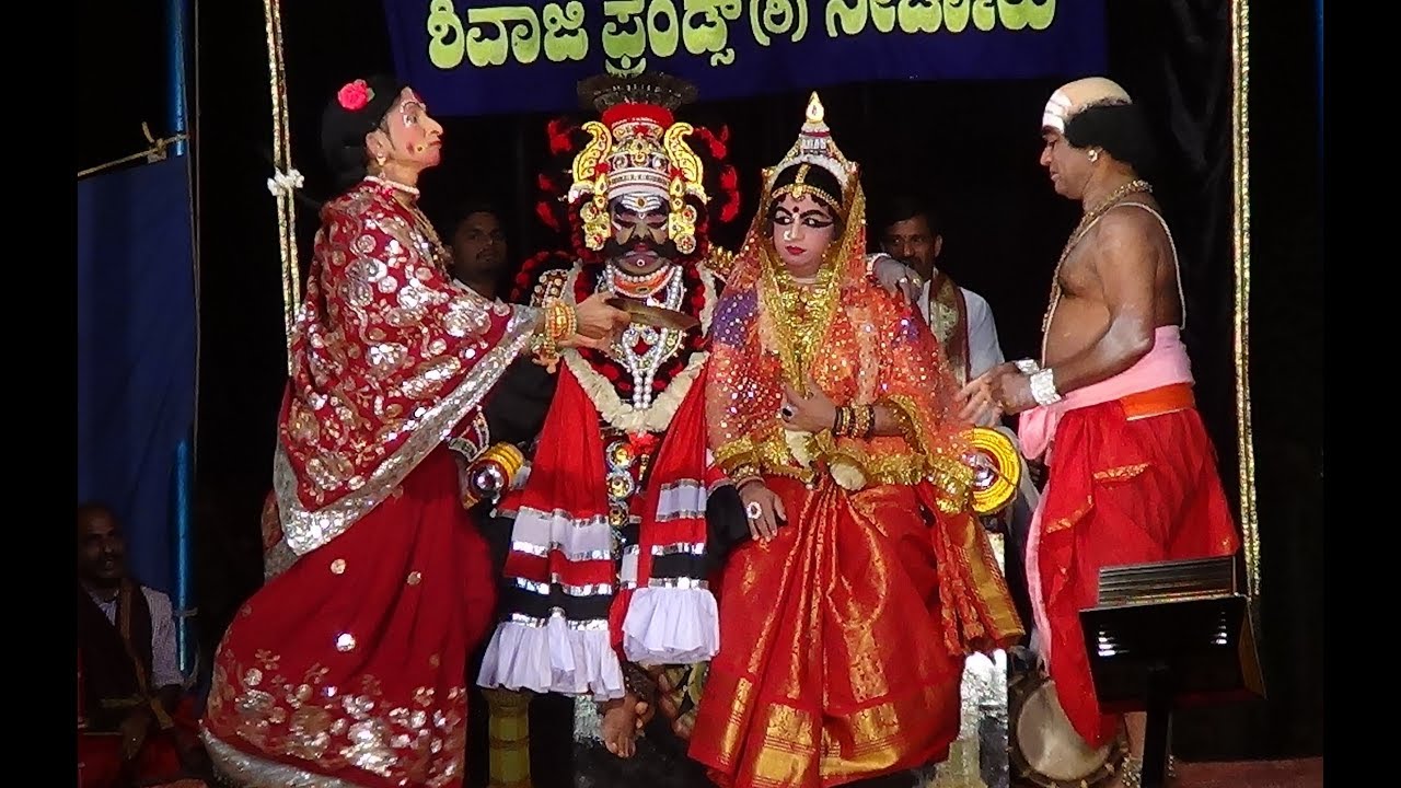 Yakshagana -- Shri Devi mahatme - 11 - Kateel - Edneer Hasya