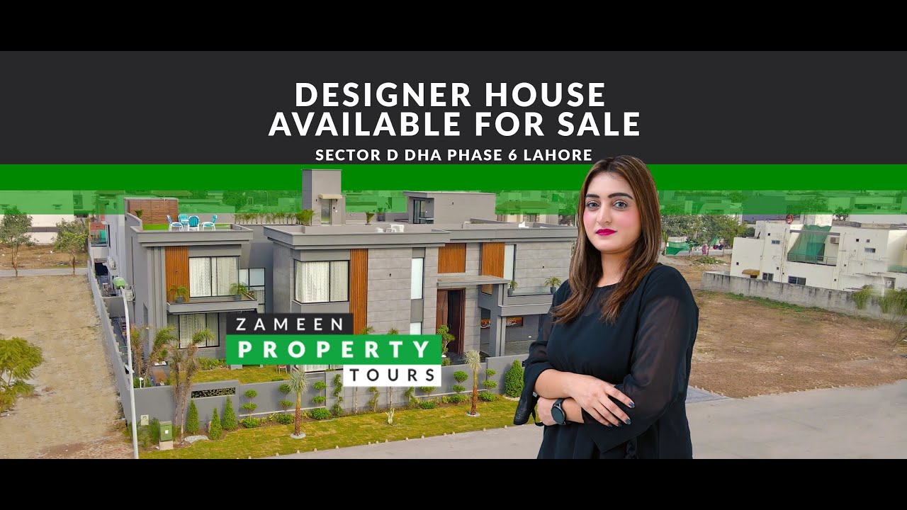 Zameen Property Tours - Luxury House For Sale at Peace Full Environment In DHA Phase 6 Lahore