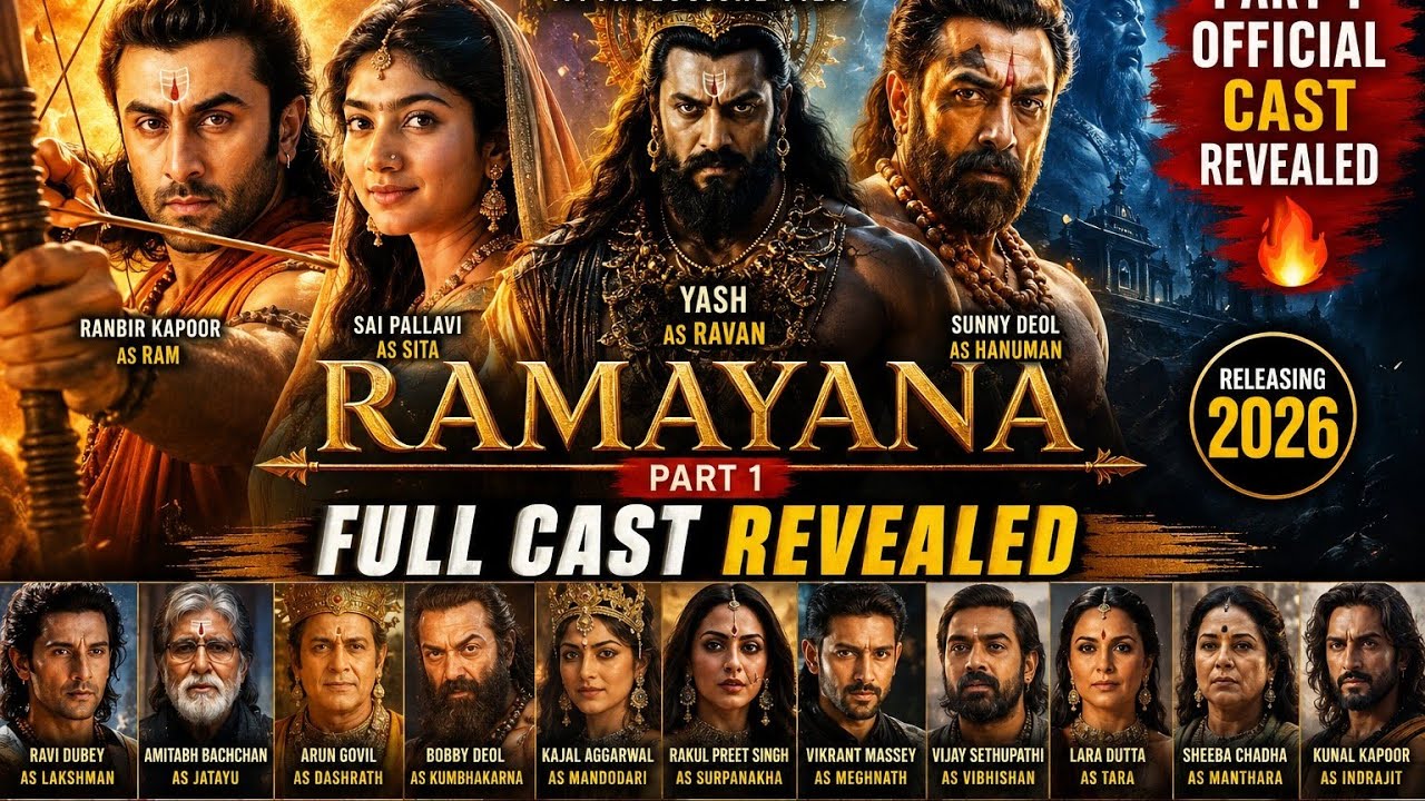 Ramayana Movie Cast 2026 | Full Star Cast Revealed
