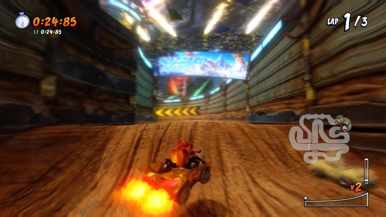 (315) Crash Team Racing: Nitro Fueled Walkthrough - Tiny Arena - Developer Time Trial