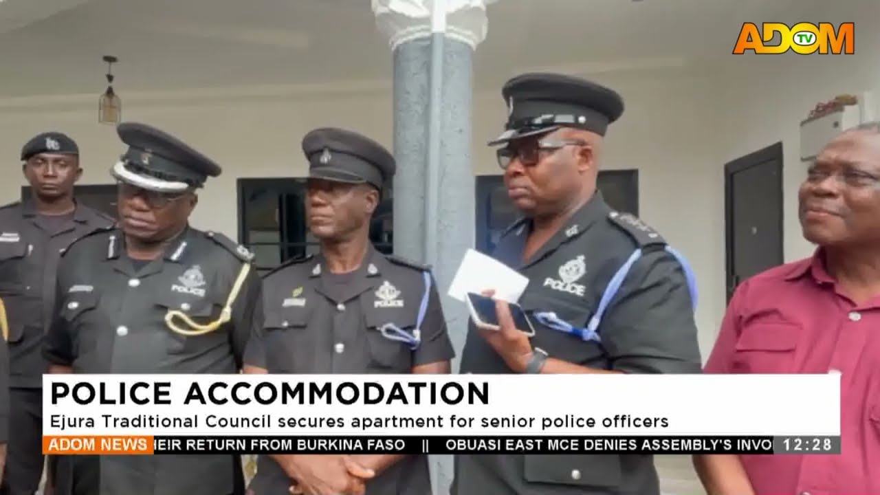 POLICE ACCOMMODATION: Ejura Traditional Council secures apartment for senior police officers