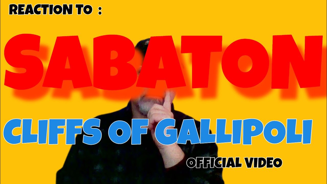 SABATON Cliffs Of Gallipoli  Music Class w/Professor Hiccup  Official Video Reaction