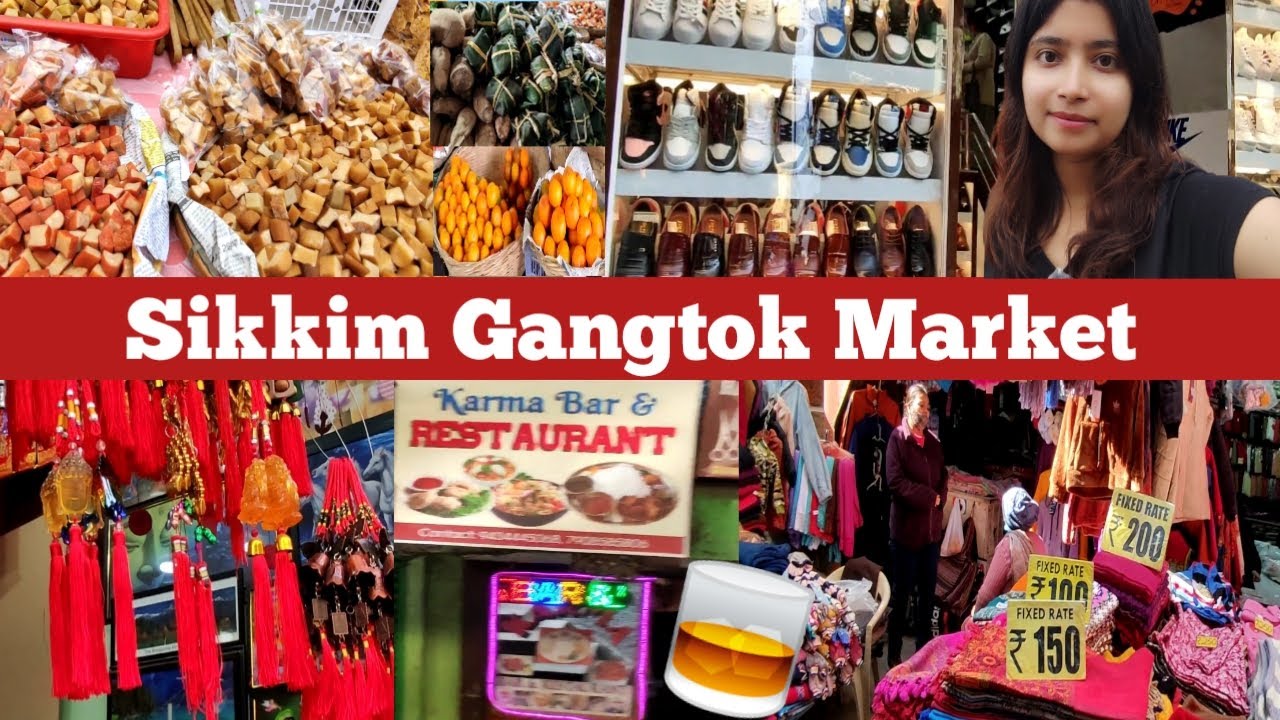 Gangtok Local Market | Cheapest Market | Local Alcohol Location 🍷 | Gangtok Lal Bazar | Mg Marg