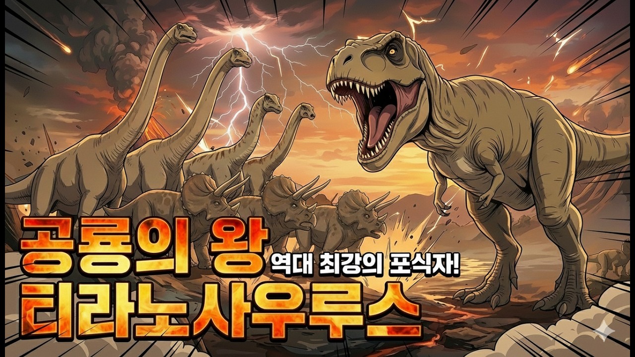 공룡의 왕 티라노 사우루스 최강의 포식자 Tyrannosaurus, king of dinosaurs #animals #공룡 #dinosaur #티라노사우루스 #song