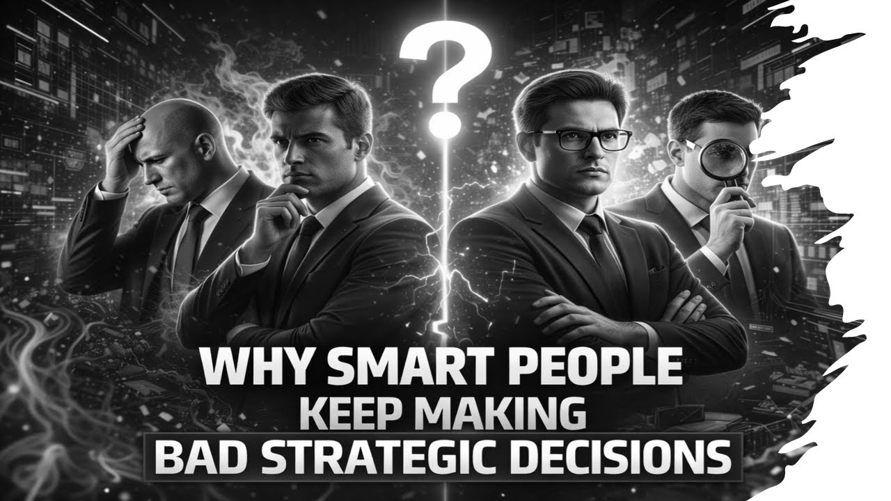 WHY SMART PEOPLE KEEP MAKING BAD STRATEGIC DECISIONS